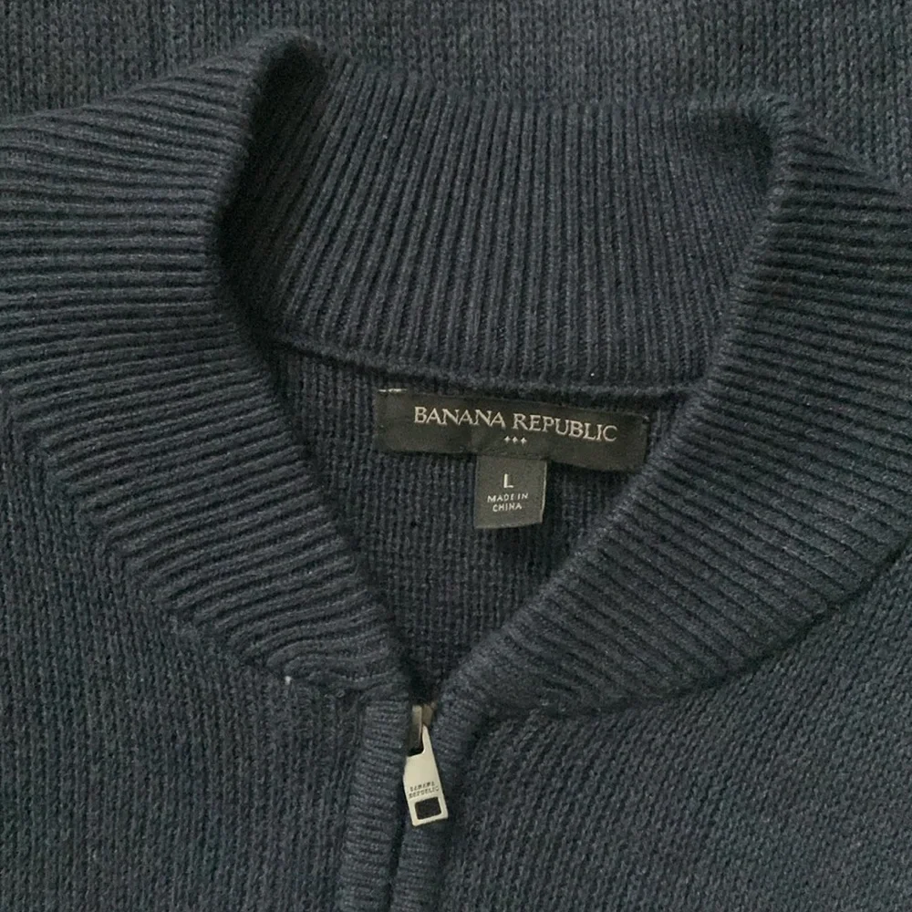 Banana Republic Zip Up Sweater
